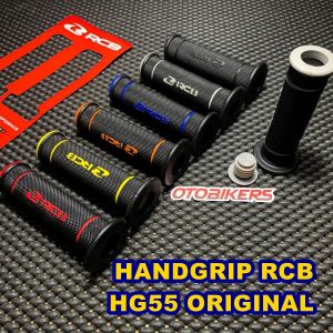 Handgrip Handfat Grip RCB HG55 Bulu Racing Boy Malaysia & Jalu Stang Crome Model PCX