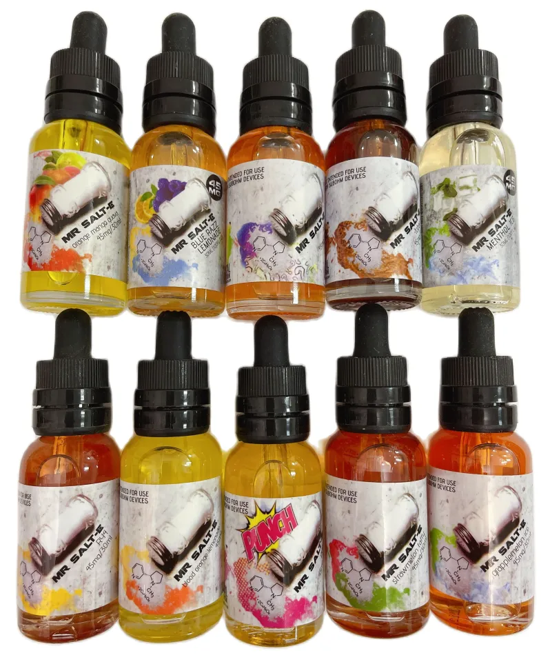 Vape Liquid Salt Saltnic America Branded Mr. Salt E 30ml Top