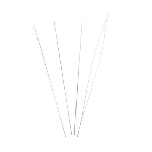 5Pcs Opening Curved Beading Needles For Jewelry Making Beads Pearls Threading String Cord Tools Pins
