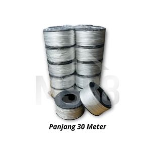 Benang nilon Warna Putih Panjang 30M serba guna satu pack isi 10  pcs