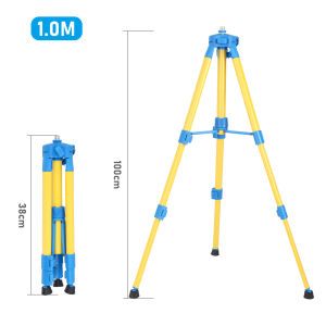 🔥จัดส่งจากประเทศไทย🔥 พับได้ขาตั้งเครื่องวัดระดับเลเซอร์ 100cm ขาตั้งกล้อง เกลียว 5/8 ขาตั้งเลเซอร์ ปรับระดับได้ ขาตั้งเลเซอร์ สามารถทน150KG Adjustable Tripod Level Stand