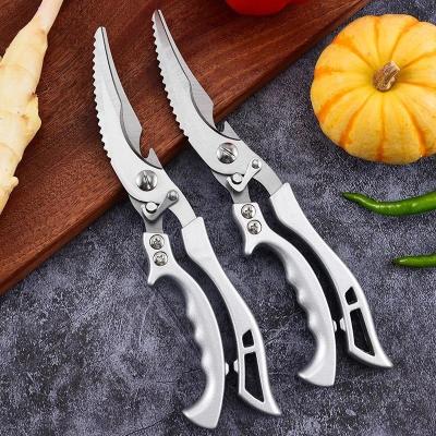 Kéo Cắt Gà Cao Cấp, Kéo Làm Bếp Đa Năng cắt xương gà,đánh vảy cá Loại Xịn Thiết Kế Mới Cộng Lực Mạnh Mẽ