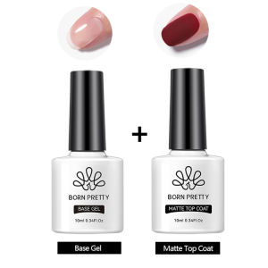 BORN PRETTY เจลทาเล็บ UV เจลทาเล็บ3ชิ้นเจลทาเล็บติดทนนานเจลทาเล็บ UV แบบลอกออกได้
