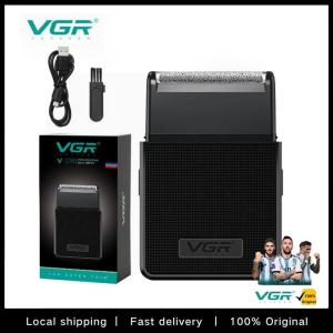 VGR V-376 Single Blade Rechargeable Electric Dual Foil Shaver Razor for Men Beard Trimmer