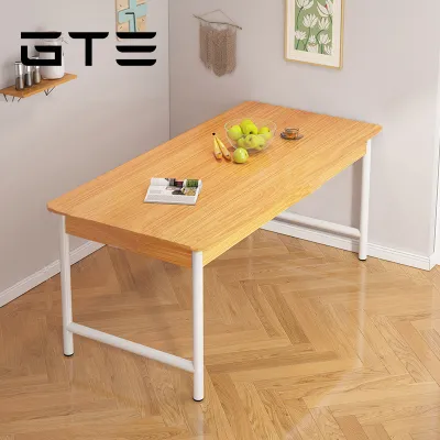 GTE 120/140cm Rectangular Dining Table Home Living Rooms Space Saving Student Study Table - Fulfilled by GTE SHOP
