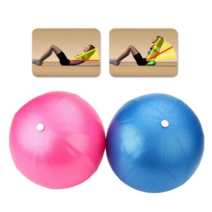 HILBAT Proof 25cm Mini Home Trainer PVC Smooth Gym Training Yoga Ball ...