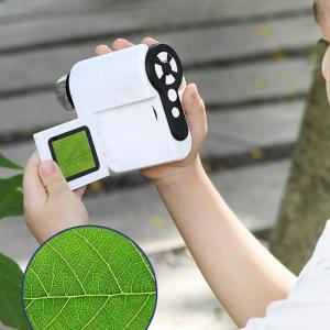 Handheld Digital Microscope Portable Pocket Microscope with 2inch Screen for Kids and Adults Electronic Video Microscope