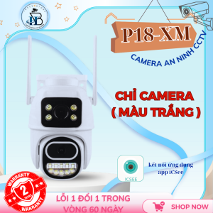 CAMERA iCSee P18-XM Đàm thoại 2 chiều xoay chuyển động 360 độ