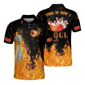 2024Bowling Team Custom Name Polo Shirts For Men Clothes Bowlings Sport Club POLO Shirt Personalized Customize Lapel Tee Ball Tops