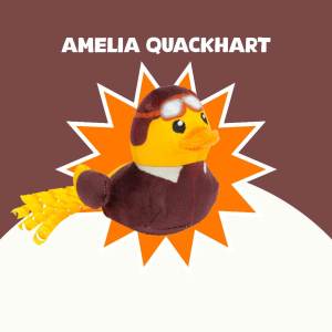 FuzzYard Quacking Duck Plush Toy for Cats & Dog | 13 Cute Designs with Squeaker