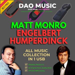 Classic Songs by Matt Monro & Engelbert | USB Flash Drive | High-Quality MP3 320kbps