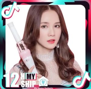 (Malaysia Plug 2pin) Vivid & Vogue Automatic Curling Iron Ceramic Hair Curler Ceramic Salon Alat Kerinting Rambut 自动卷发棒
