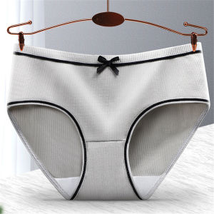 3pcs Seluar Dalam Wanita Lancar Plus Saiz M-2XL Warna Candy Seluar Dalam Korea Comel Seluar Dalam Wanita