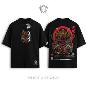Casual Original Japanese Samurai By NEWGEN ®   Clothing    DBTK Pro Club Oversize T-Shirt    HGHMNDS Streetwear Shirt