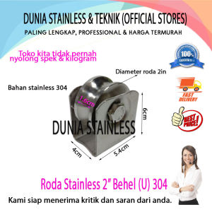 Roda Stainless 2" Behel (304)