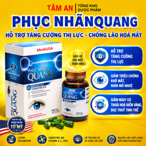 Viên Uống Bổ Mắt Phục Nhãn Quang - Hỗ Trợ Tình Trạng Đau Mỏi Mắt Khô Mắt