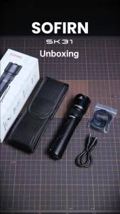 SOFIRN SK31 6500LM Powerful Tactical Flashlight IPX8 Waterproof Type-C 21700 Rechargeable Hand Torch Outdoor Light
