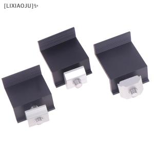[LIXIAOJU] 1set Solar Panel Mounting Fixing Clamp Adjustable Bracket End Mid Clamp PV Panel Clip For Solar Panel PV Install Accessories