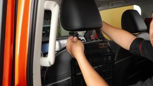OnlyF U Car Seat Backrest Organizer Shelf Multifunctional Adjustable Storage Rack Interior Universal Accessories J6H9P