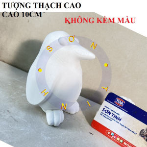 Tượng tô màu Cáo Hồng cao 10cm LinaBell C31 tô tượng thạch cao (Không kèm màu)