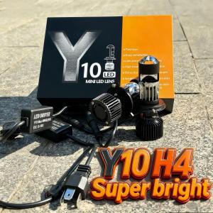 Y10 PRO-H4 120W 2PCS 12000LM Lampu Depan mobil Cahaya Putih Sorot Kuat dan Tahan Lama
