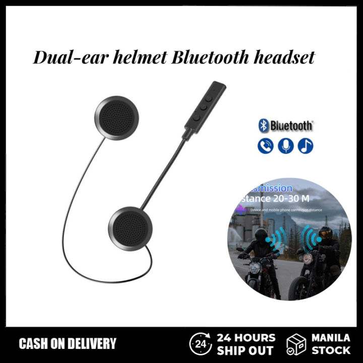 BT-Music dual-ear integrated helmet Bluetooth headset Bluetooth