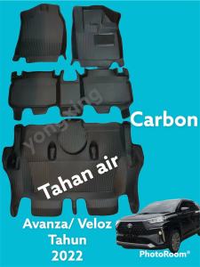 Karpet Mobil Toyota Tahun 2022: 5D Carbon & Presisi Plug And Play