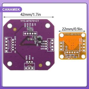 【CANAMEK】 Magnetic Encoder MT6701 Magnetic Induction Angle Measurement Sensor Module 14bit High Precision Can Perfectly Replace AS5600