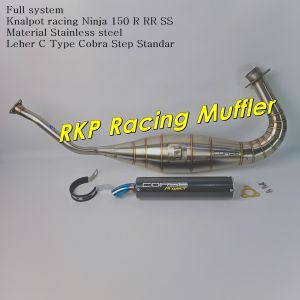 Knalpot Racing Ninja R RR SS Kolong Cobra Leher C CORSE Project Silencer Carbon Stainless Steel