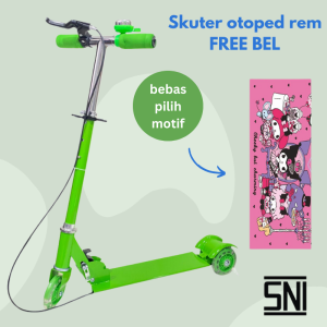 SKUTER ANAK RODA 3 / OTOPED / SCOOTER 3 RODA MOTIF CINAMOROLL / SKUTER KARAKTER KUROMI