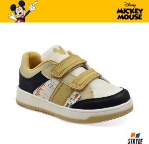 Disney Mickey Mouse Sneakers for Kids Boys Riddle Beige