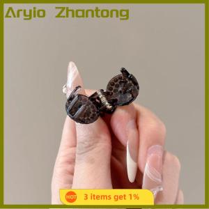 Aryio 2 4pcs Mini Round Rhinestone Hair Claw Retro Zircon Women Girls Claw Clip Small Hairpins Hair Crabs Girls Hair Accessories ﻿