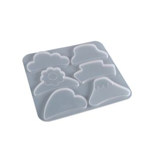 Odorless Resin Epoxy for Women DIY Shark Hair Pin Hair Claw Clips Mold Hairpin Mold Silicone Mould