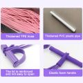 SRIEI 4 Pedal Resistance Band Fitness Rally Foot Retractor Pedal Elastic Pedal Puller Physical Therapy Strength Training Yoga Equipment. 