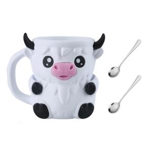 Whimsical Ice Creams Stabilizers Set Comes With 2 Utensils Child Friendly Kitchenwares Slip Proof Base For Cold Beverages