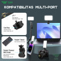 TNW D28 Selfie Light Portable Clip Fill Light Mini Dual Led Light Lampu Selfie Portable Lampu Camera Handphone. 