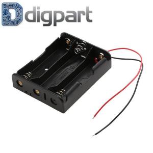 Dudukan Baterai 3x 18650 Battery Holder Plastic Battery Storage