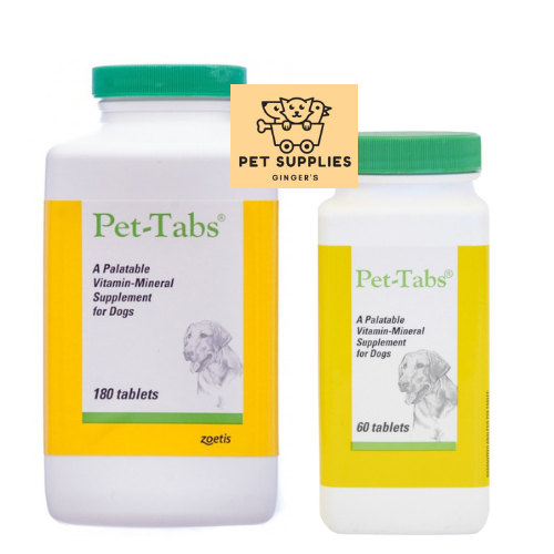 Pet Tabs Zoetis Supplement fo pets dogs 180 and 60 bottle Lazada PH