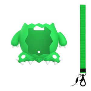 MINIFELE 262 Cartoon Dinosaur Protective Case Anti-Scratch Silicone Skin Cover Sleeve  Shockproof Games Console Protector for Tamagotchi Paradise Virtual Electronic Pet Game