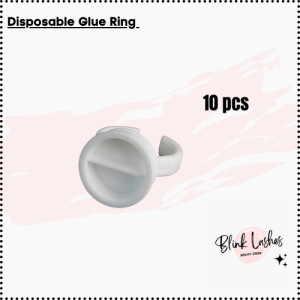 10pcs Free Size Eyelash Extension Disposable Glue Ring / Cincin Gam Pakai Sambungan Bulu Mata / 胶水戒指