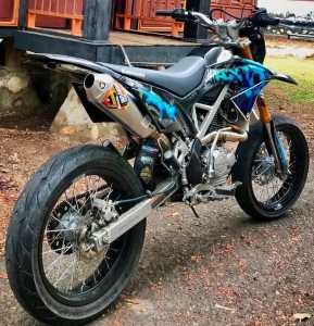 Knalpot Norifumi Rocket 4 Bore up Kompetisi CRF 150 WR 155 KLX 150 DTRACKER 150 Supermoto
