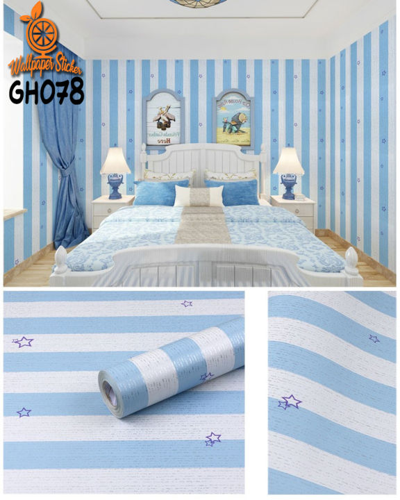 Wallpaper dinding 3d motif elegant Wallpaper dinding kamar tidur anak