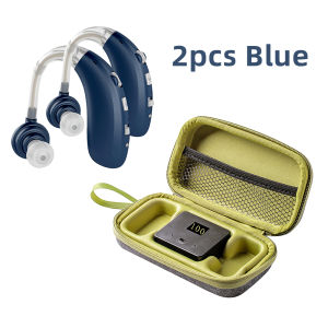 Digital BTE Hearing Aid with Rechargeable Bag Wireless Durable Hearing Amplifier
