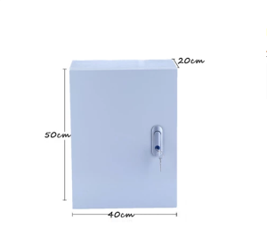 Durable Metal Electrical Enclosure Box with Anti-Dust & Rainproof Features Weatherproof Circuit Panel for Industrial & Outdoor Use