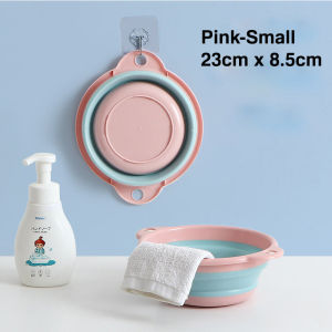 Collapsible Basin Portable Cleaning Bucket Foldable Travel Camping Fishing Multifunctional Basin Wash Basin for Household Dormitories