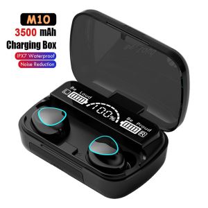 💖FREE Shipping+COD💖 Bluetooth Earphones Lotus M10 Wireless Headphones 3500mAh Charging Box Waterproof Earbuds For iphone samsung xiaomi lotus