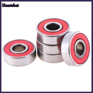 [Heartsbat] 5pcs Đỏ ABEC-7 608RS Skateboard Con lăn kín vòng bi 8x22x7mm