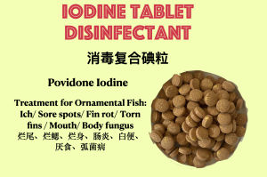 Iodine Tablet Disinfectant for Pond or Aquarium 25Tabs