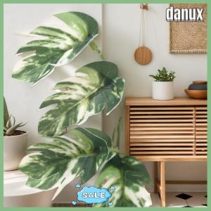 danux บ้านตุ๊กตา1 12จำลองสัตว์ประหลาดพืชสีเขียวกระถางบ้านตุ๊กตาตกแต่งสวนบอนไซจำลองภูมิทัศน์ขนาดเล็ก