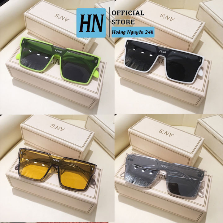 Mắt Kính Thời Trang Kính Râm Form Vuông FENG 650 Chống Tia UV Sang
